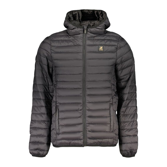 U.S. Grand Herrenjacke aus schwarzem Polyester
