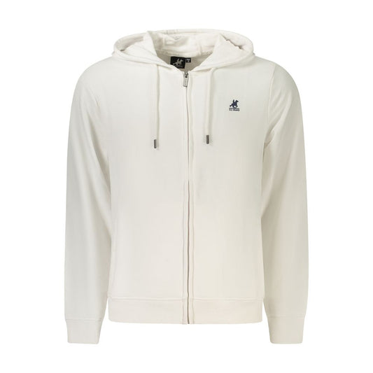 U.S. Grand Wit Katoenen Herensweatshirt