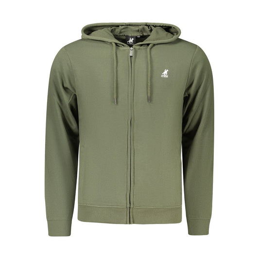 U.S. Grand Groene Katoenen Herenhoodie