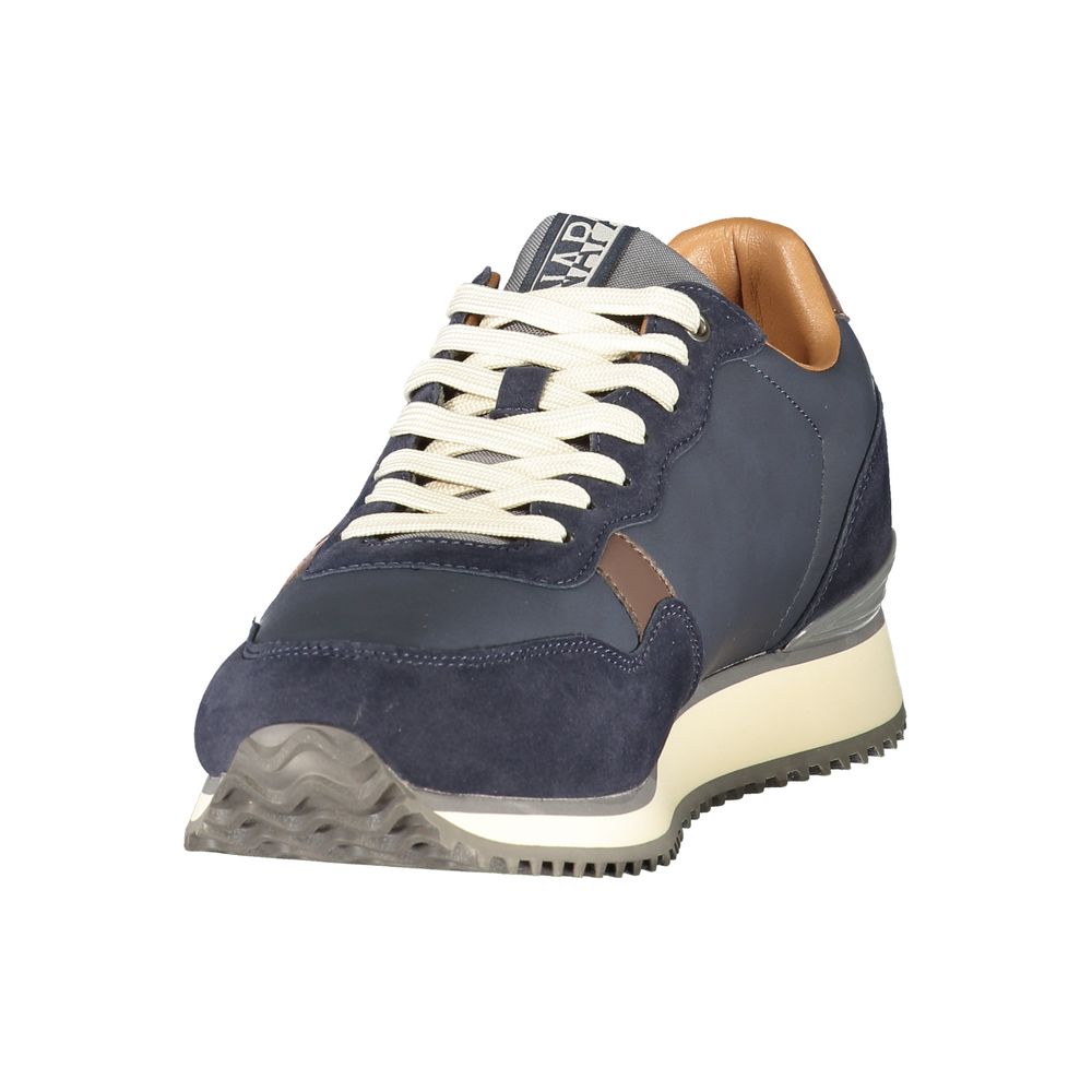 Napapijri Blue Polyester Men's Sneaker