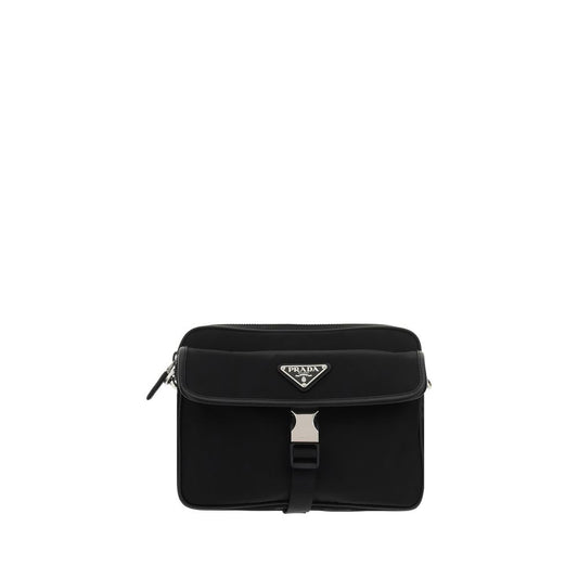 Prada Schultertasche aus schwarzem Polyamid
