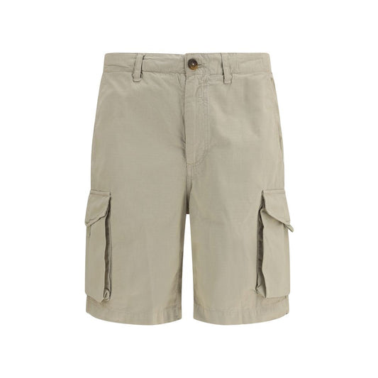 Sebago Beige Cotton Bermuda Shorts