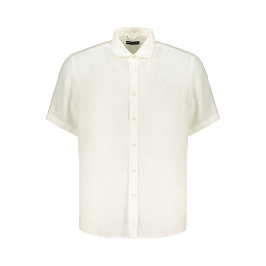 North Sails White Linen Men's Shirt
