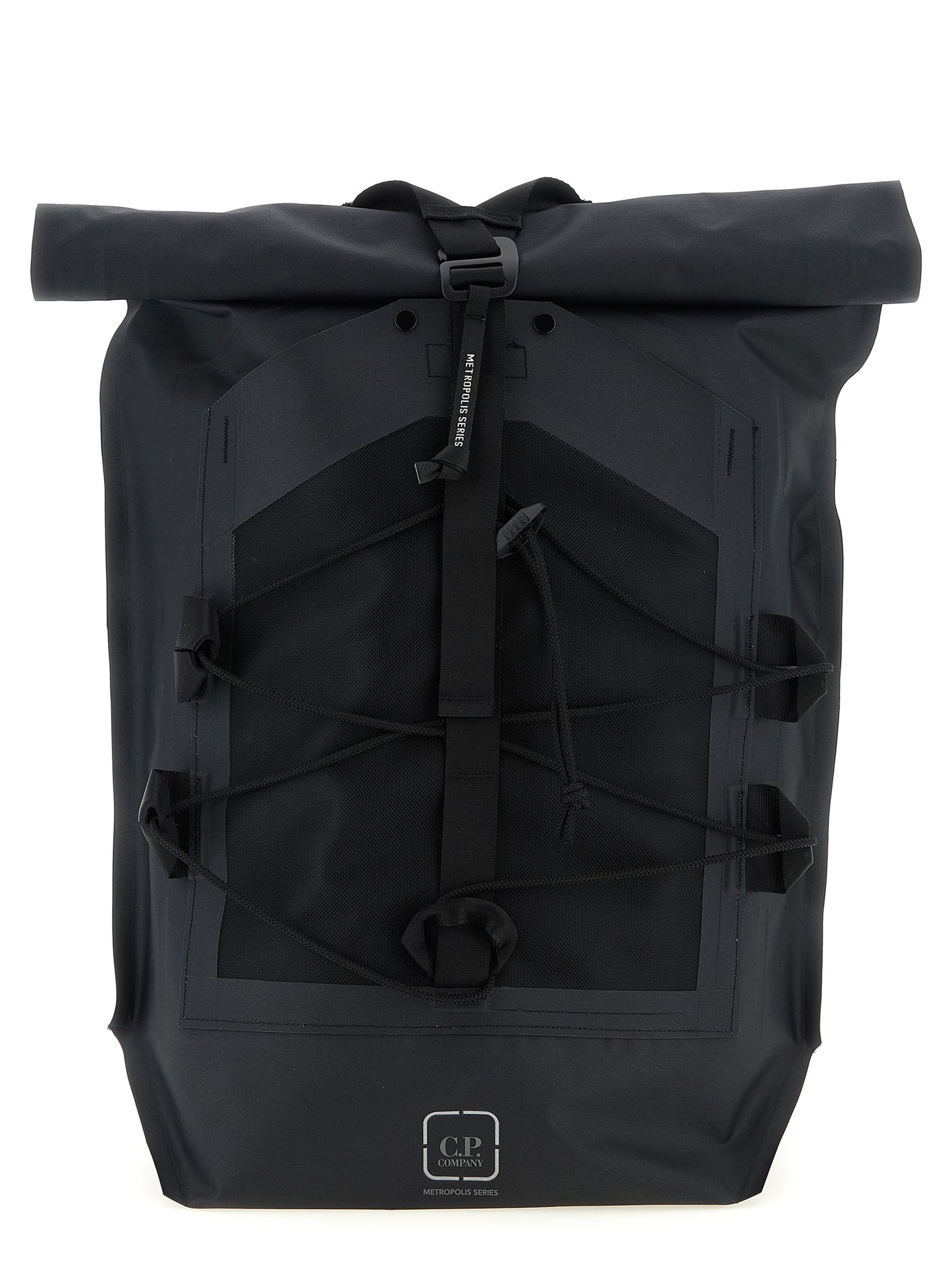 C.P. Company Black Polyamide Backpack