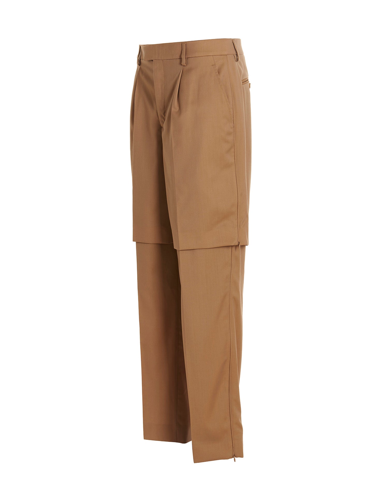 VTMNTS Beige Virgin Wool Dress Pants
