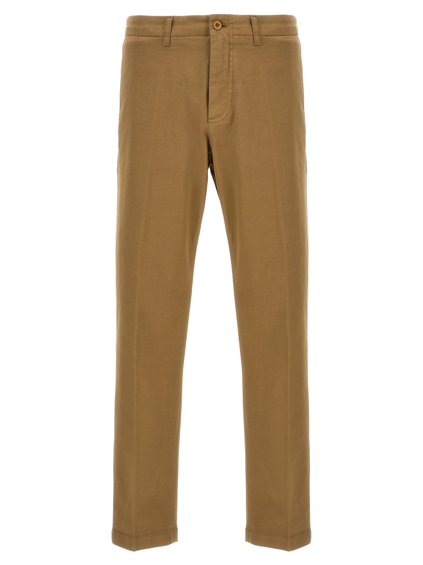 Department 5 Beige Cotton Casual Pants