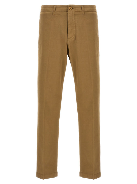 Department 5 Beige Cotton Casual Pants