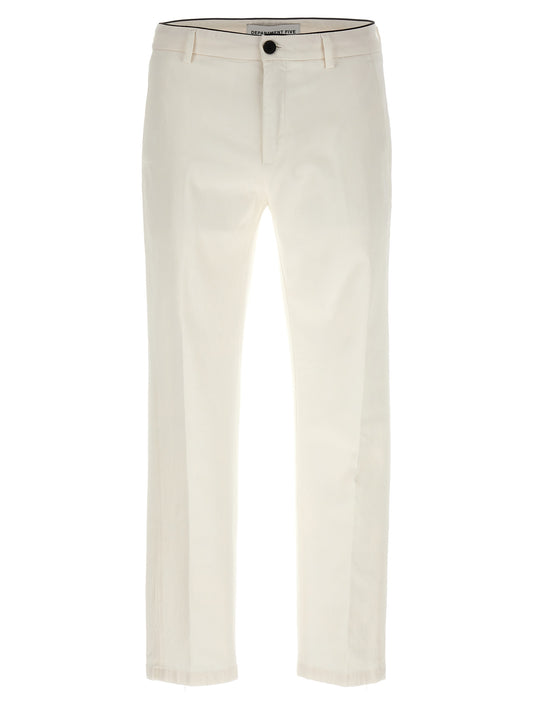 Department 5 White Cotton Pants
