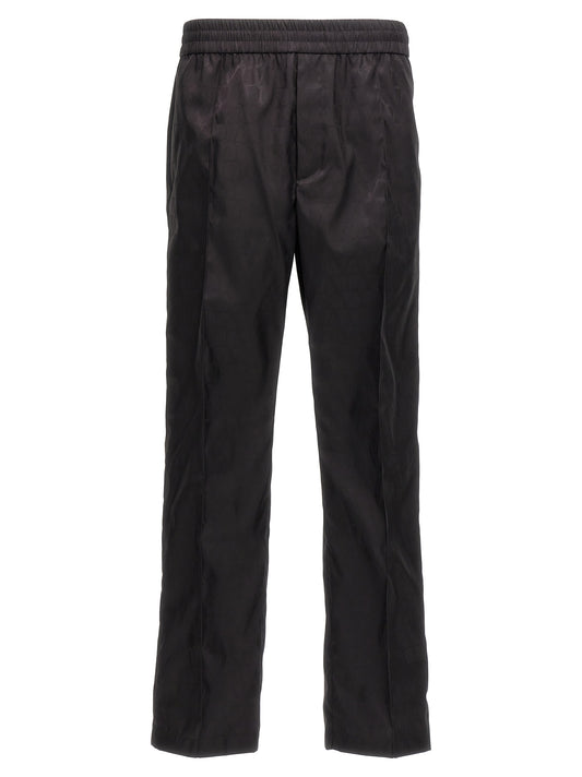 Valentino Garavani Black Polyamide Casual Pants