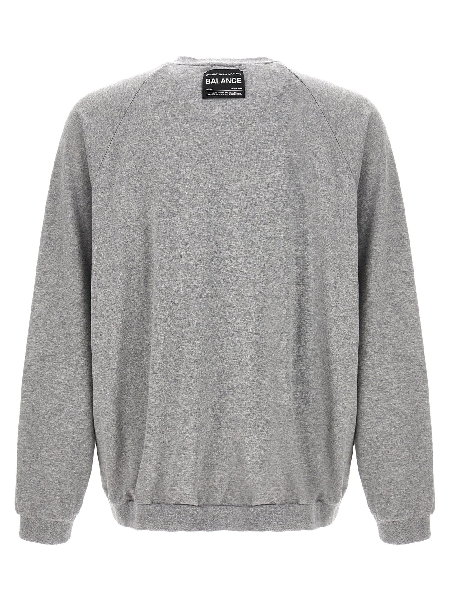 Undercover Gray Cotton Sweatshirt