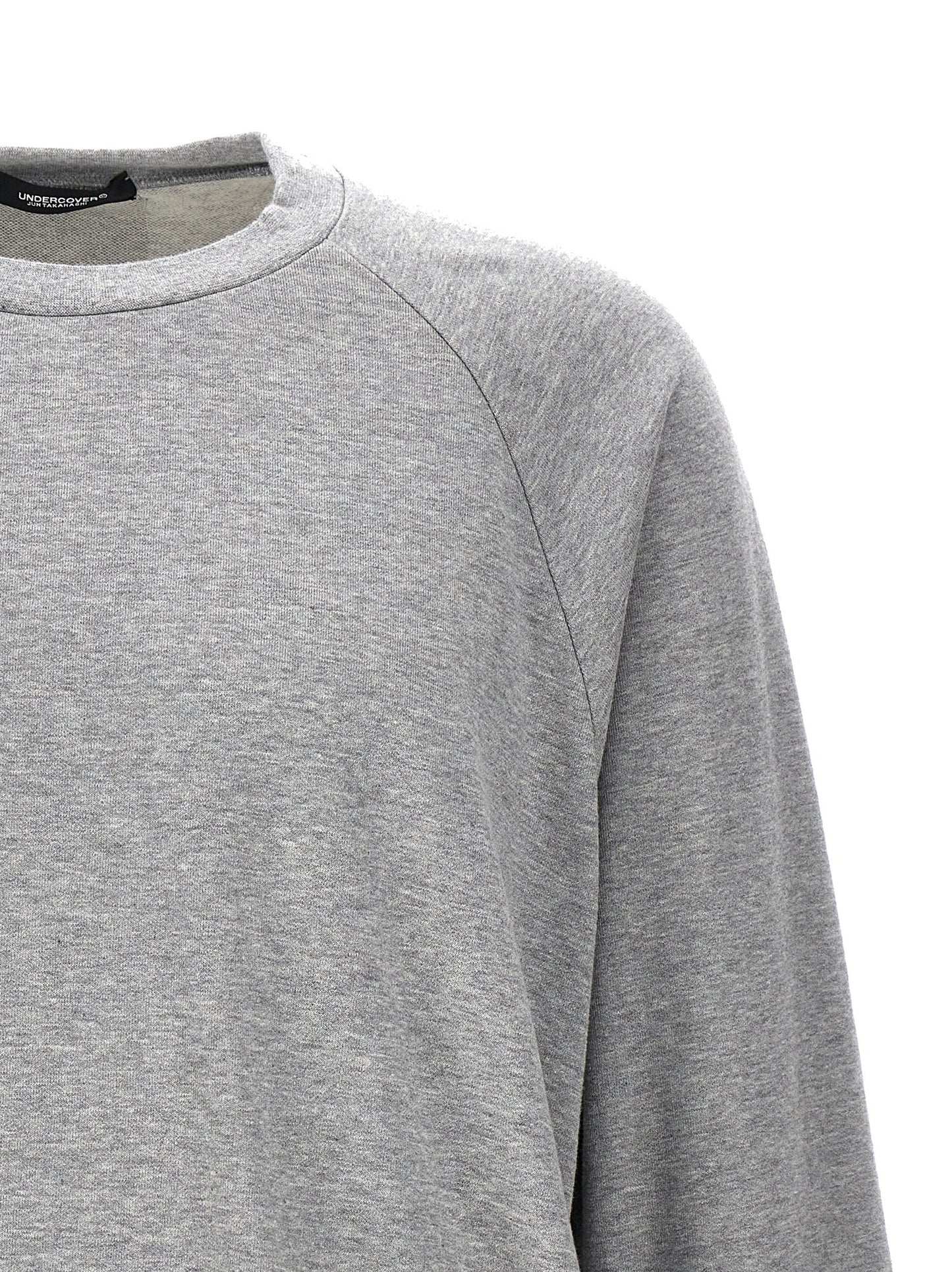 Undercover Gray Cotton Sweatshirt