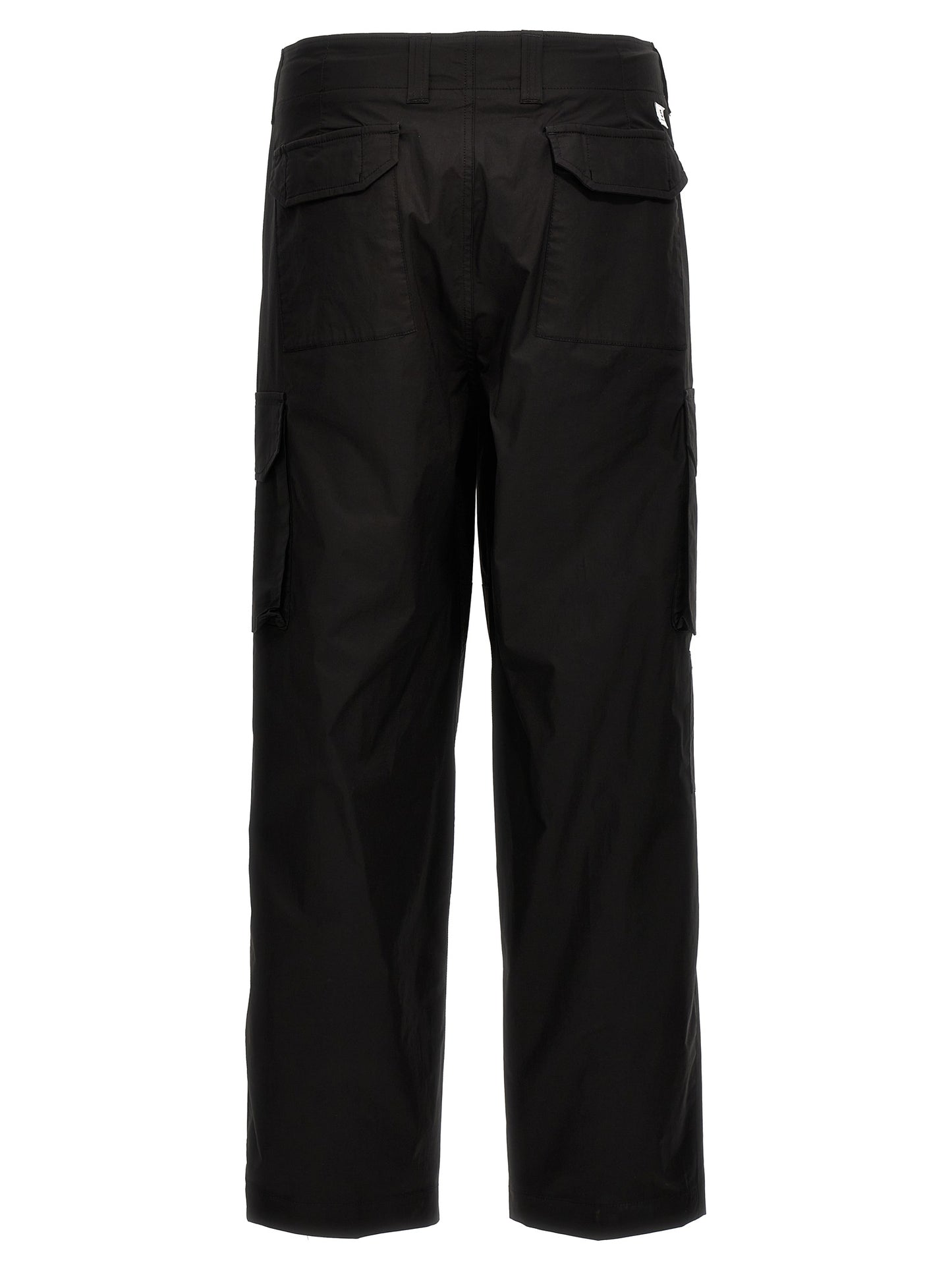 Department 5 Black Cotton Cargo Pants