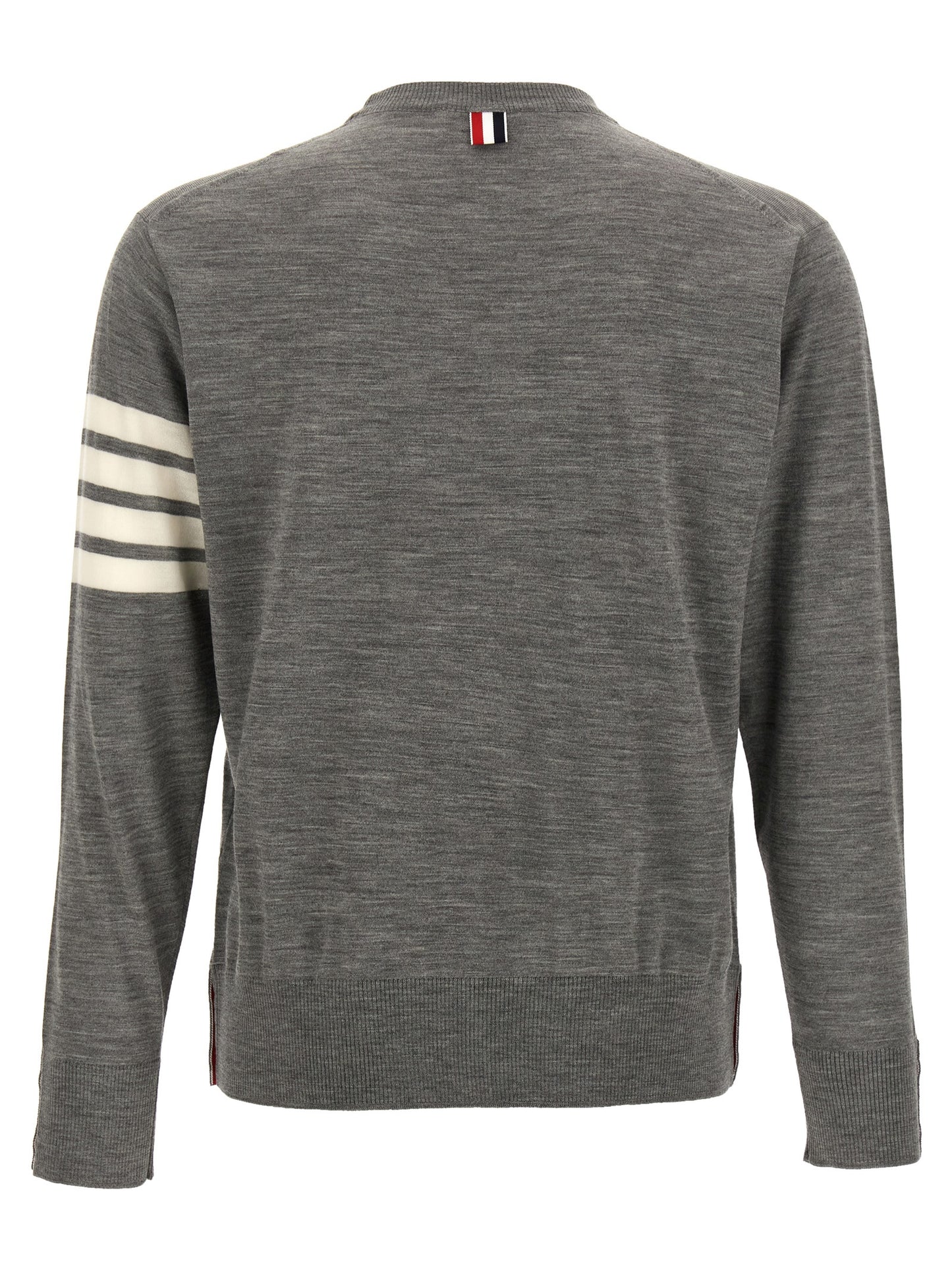 Thom Browne Gray Virgin Wool Cardigan