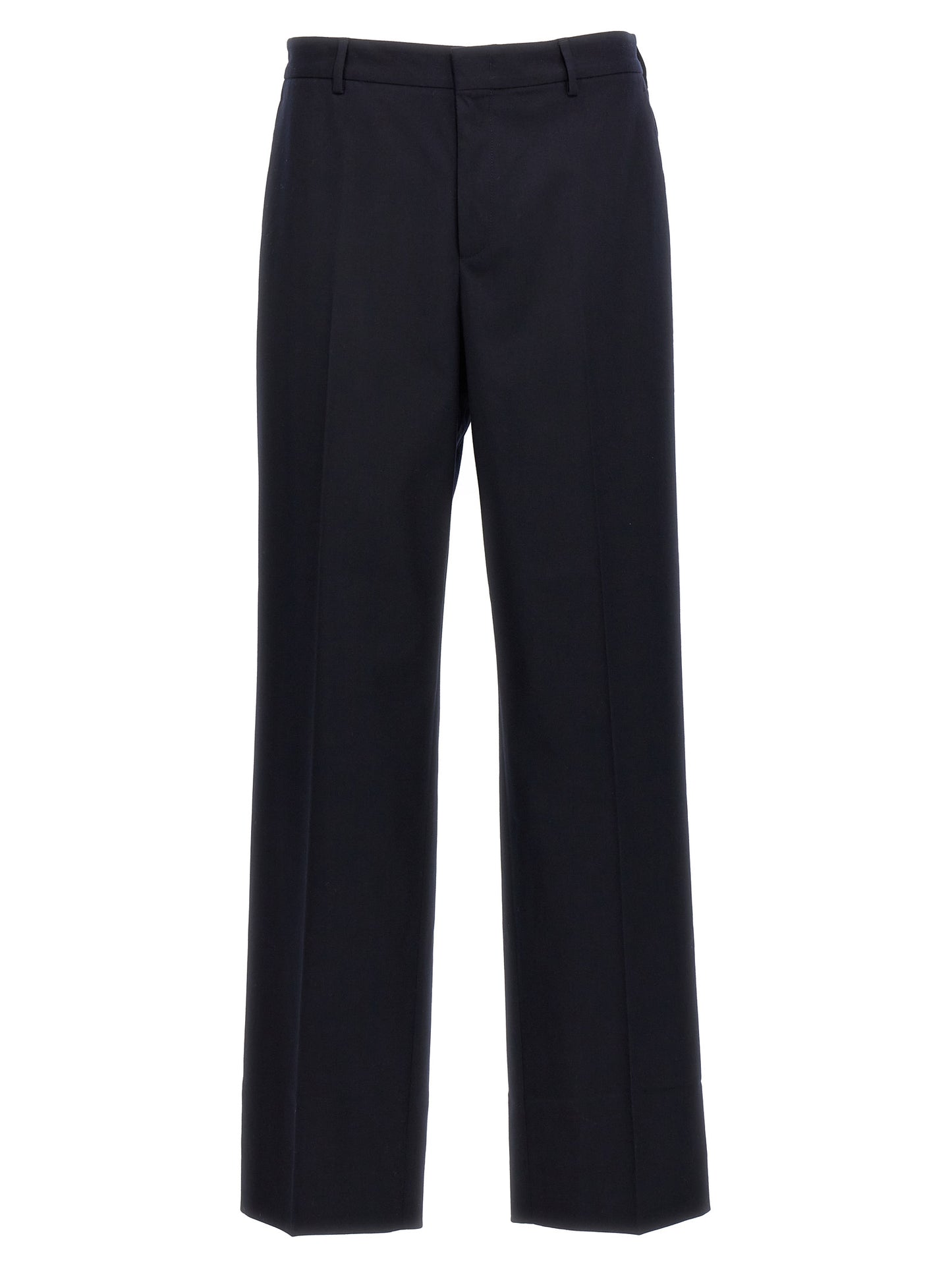 CELLAR DOOR Blue Polyethylene Casual Pants