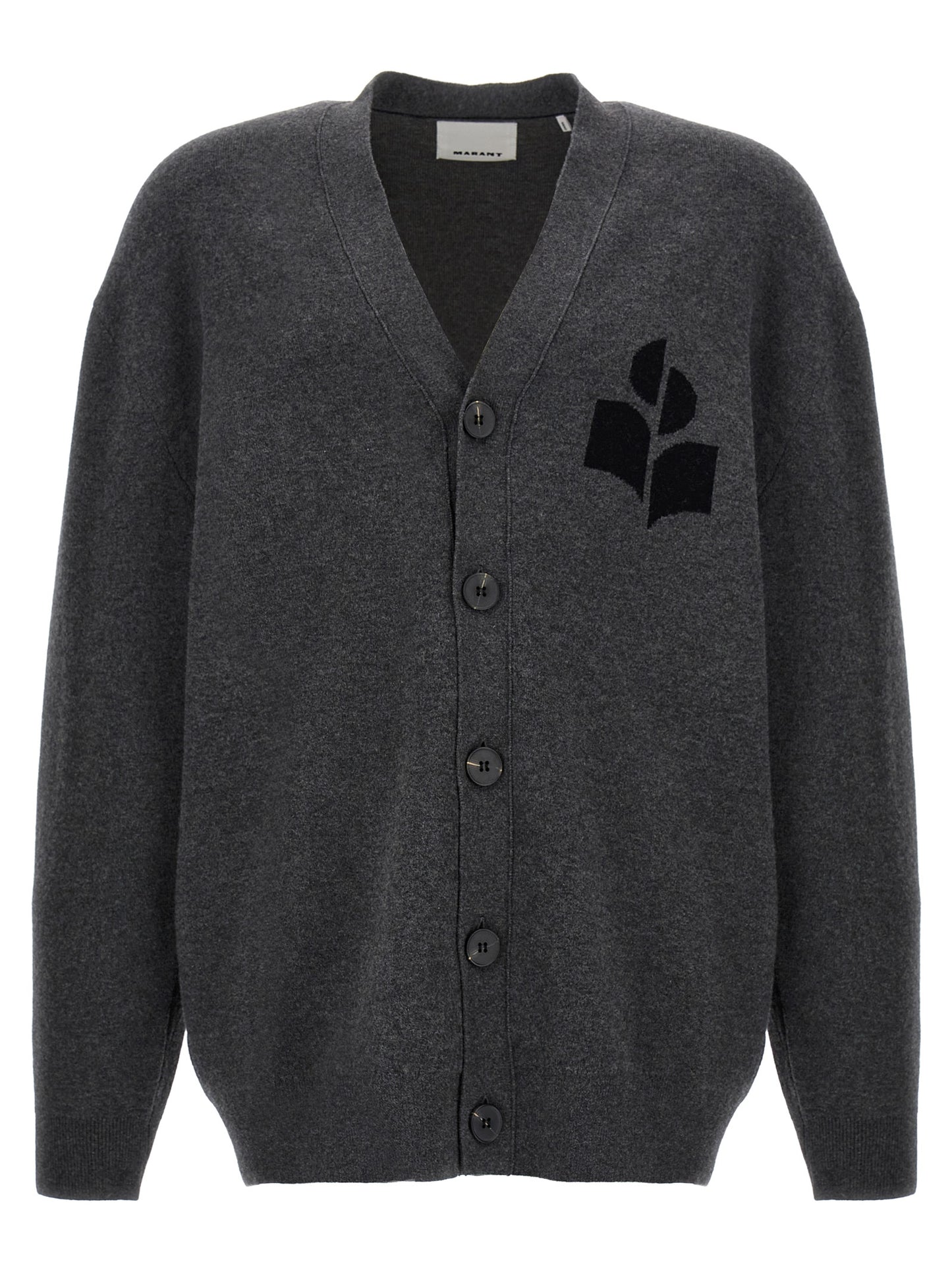 MARANT Gray Cotton Cardigan