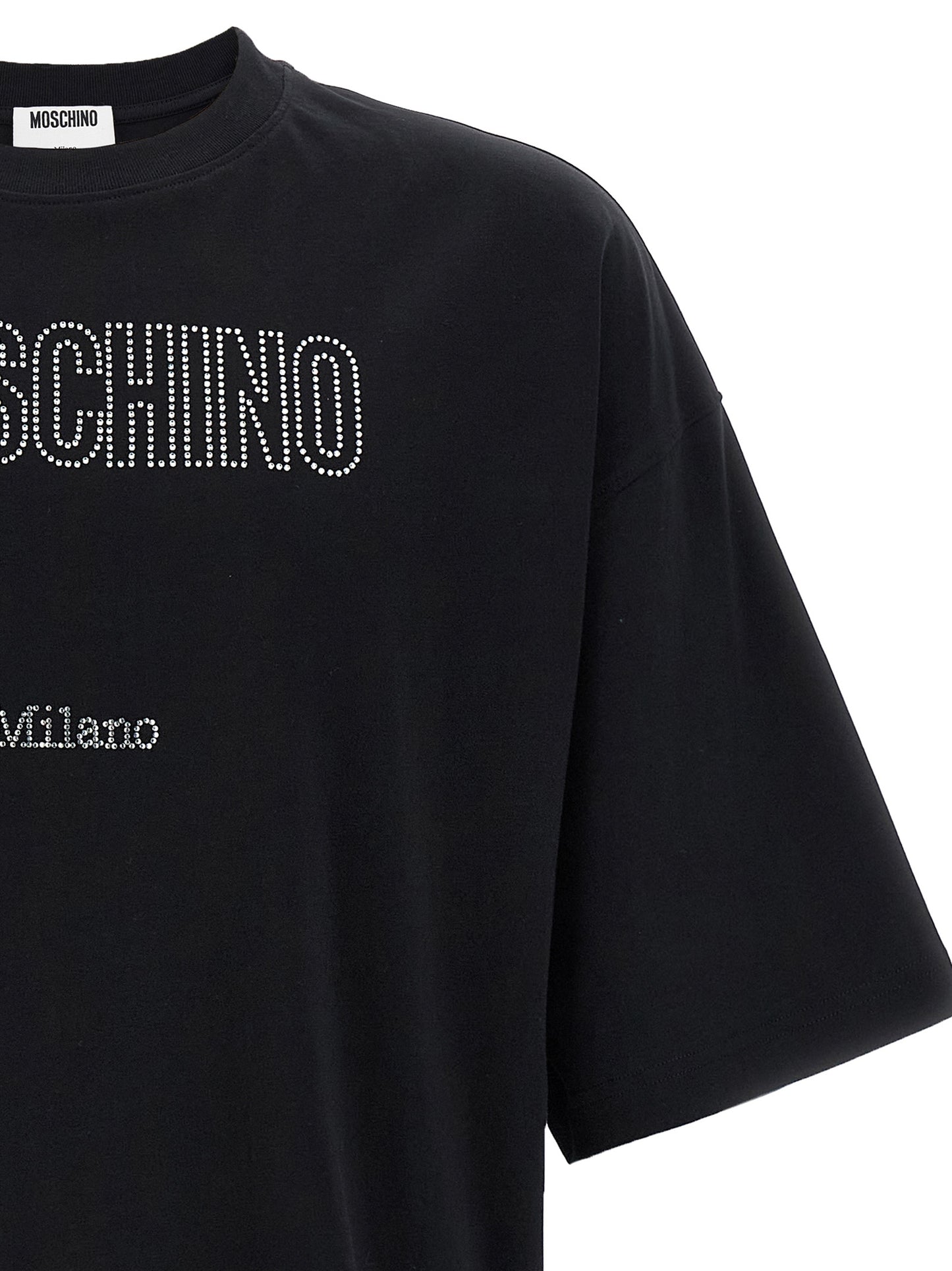 Moschino Black Cotton T-Shirt