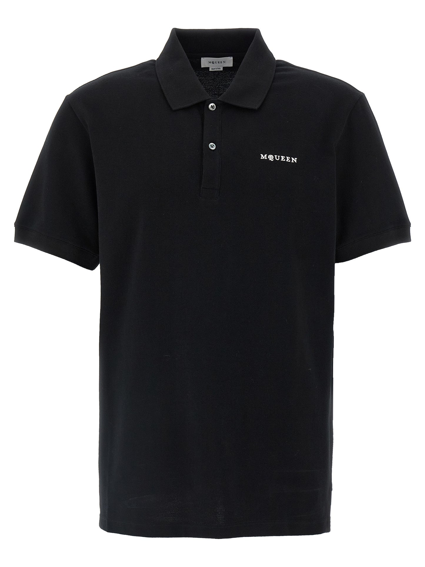 Alexander McQueen Bicolor Cotton Polo Shirt