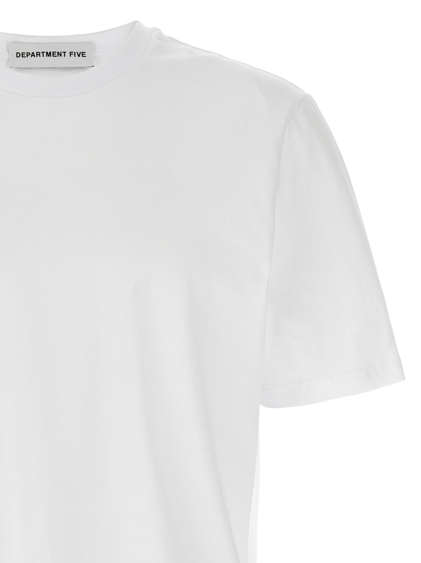Department 5 White Cotton T-Shirt