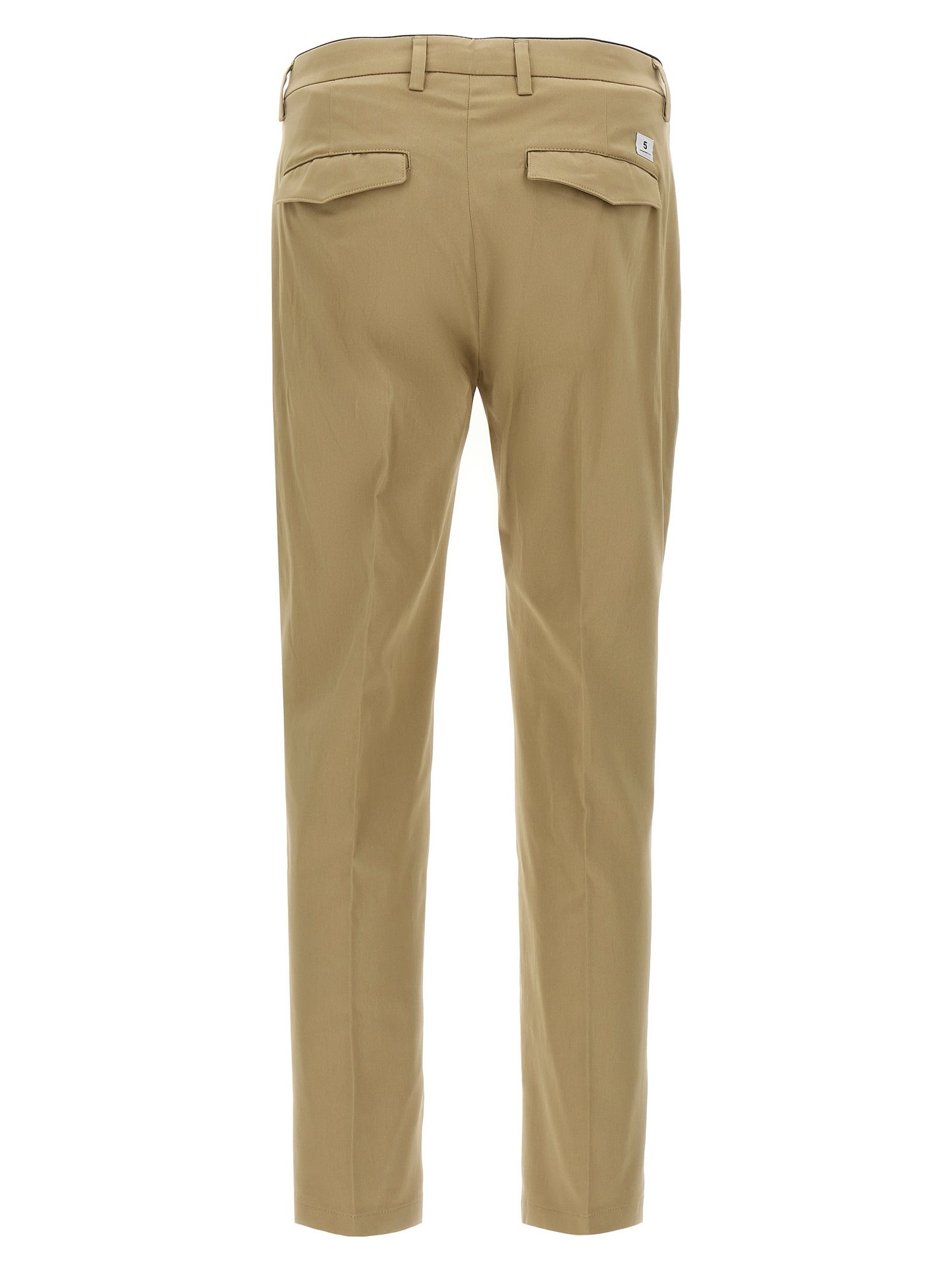 Department 5 Beige Cotton Cropped Pants