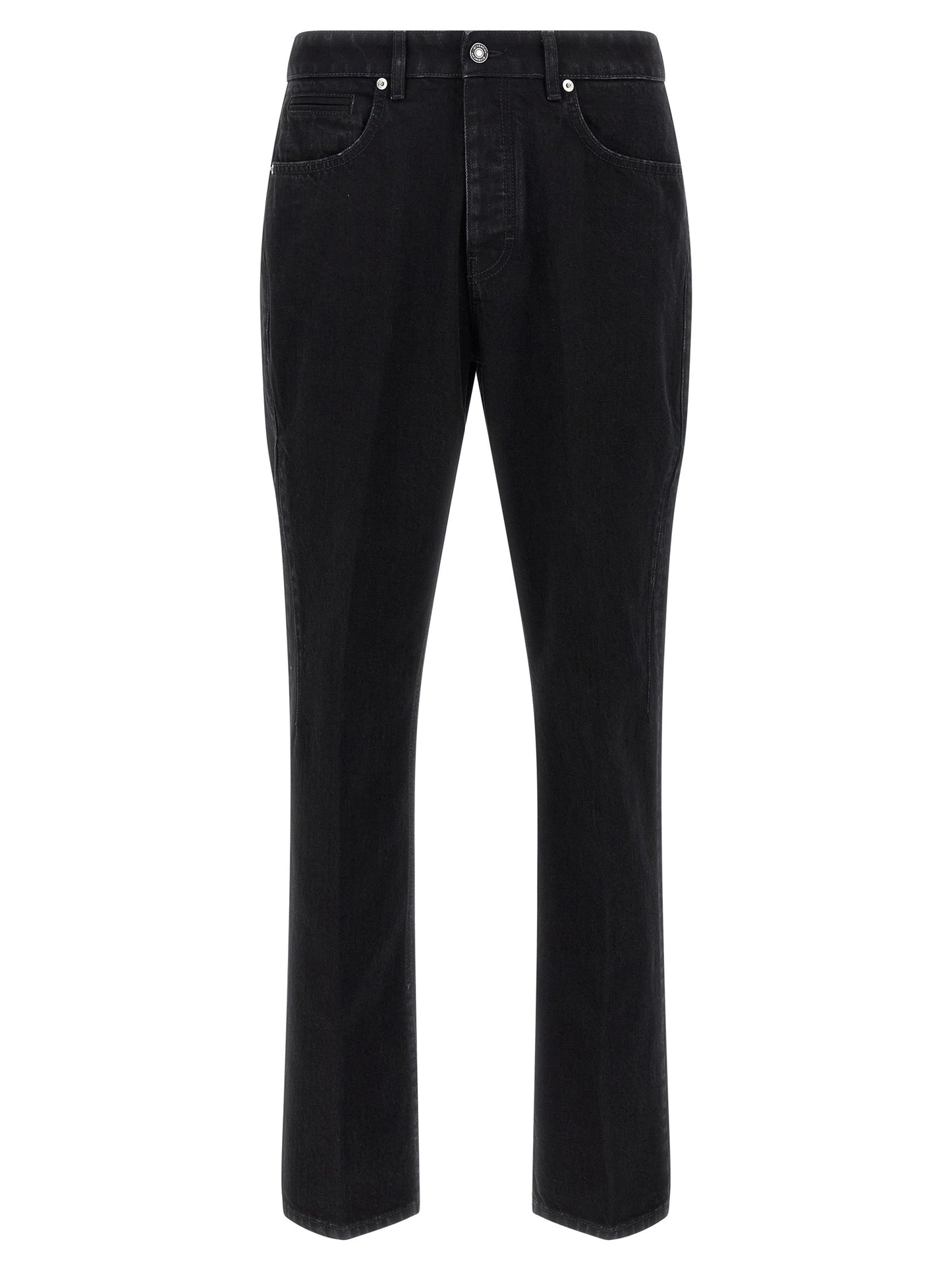 Givenchy Black Cotton Straight-Leg Jeans