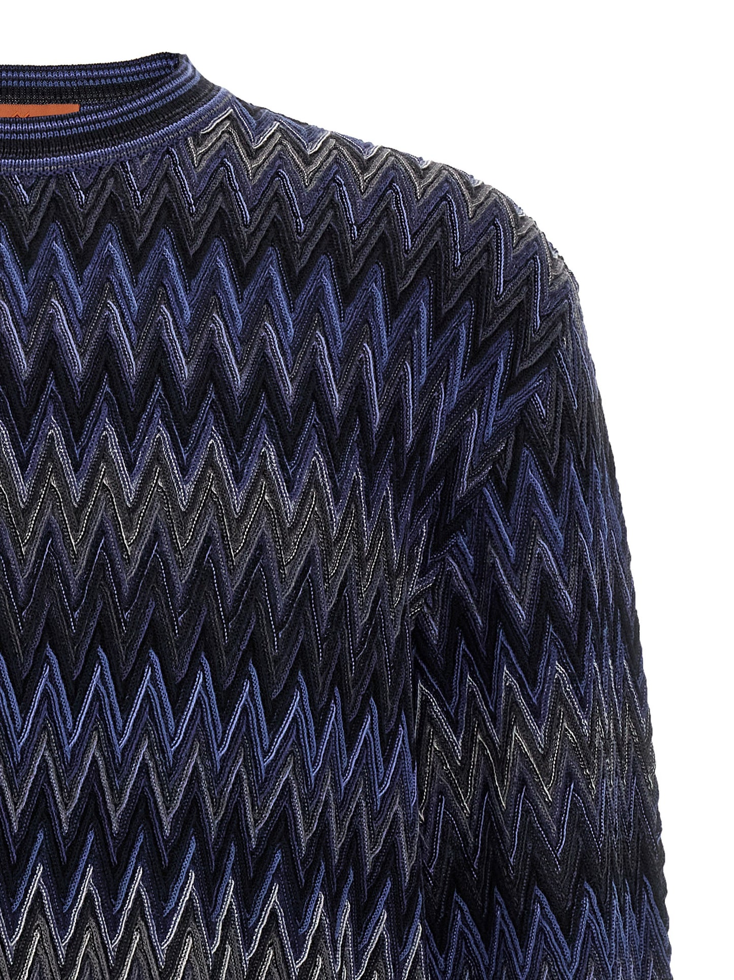Missoni Blue Wool Cardigan