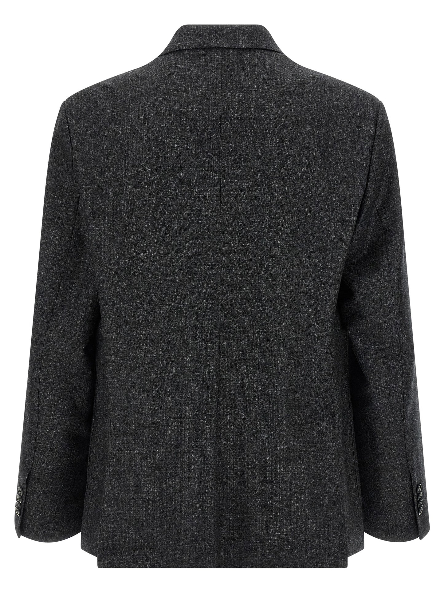 BARENA Gray Virgin Wool Blazer