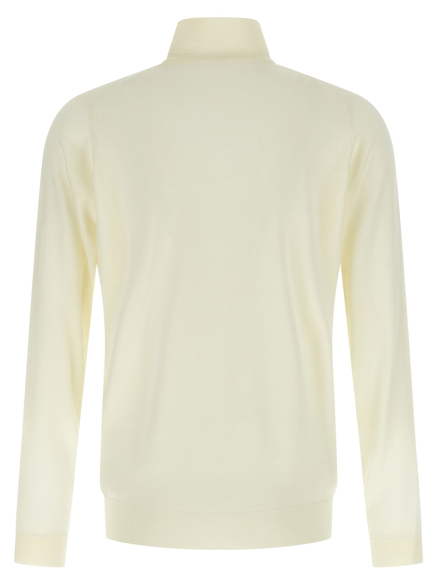 JOHN SMEDLEY Black Merino Wool Cardigan