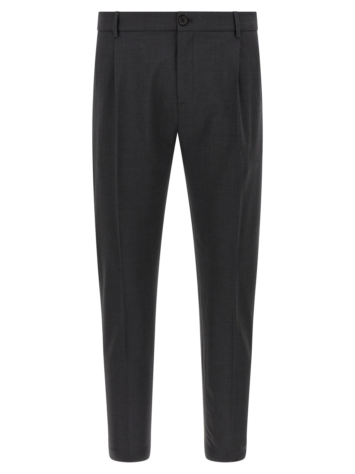 Department 5 Gray Virgin Wool Cropped Pants