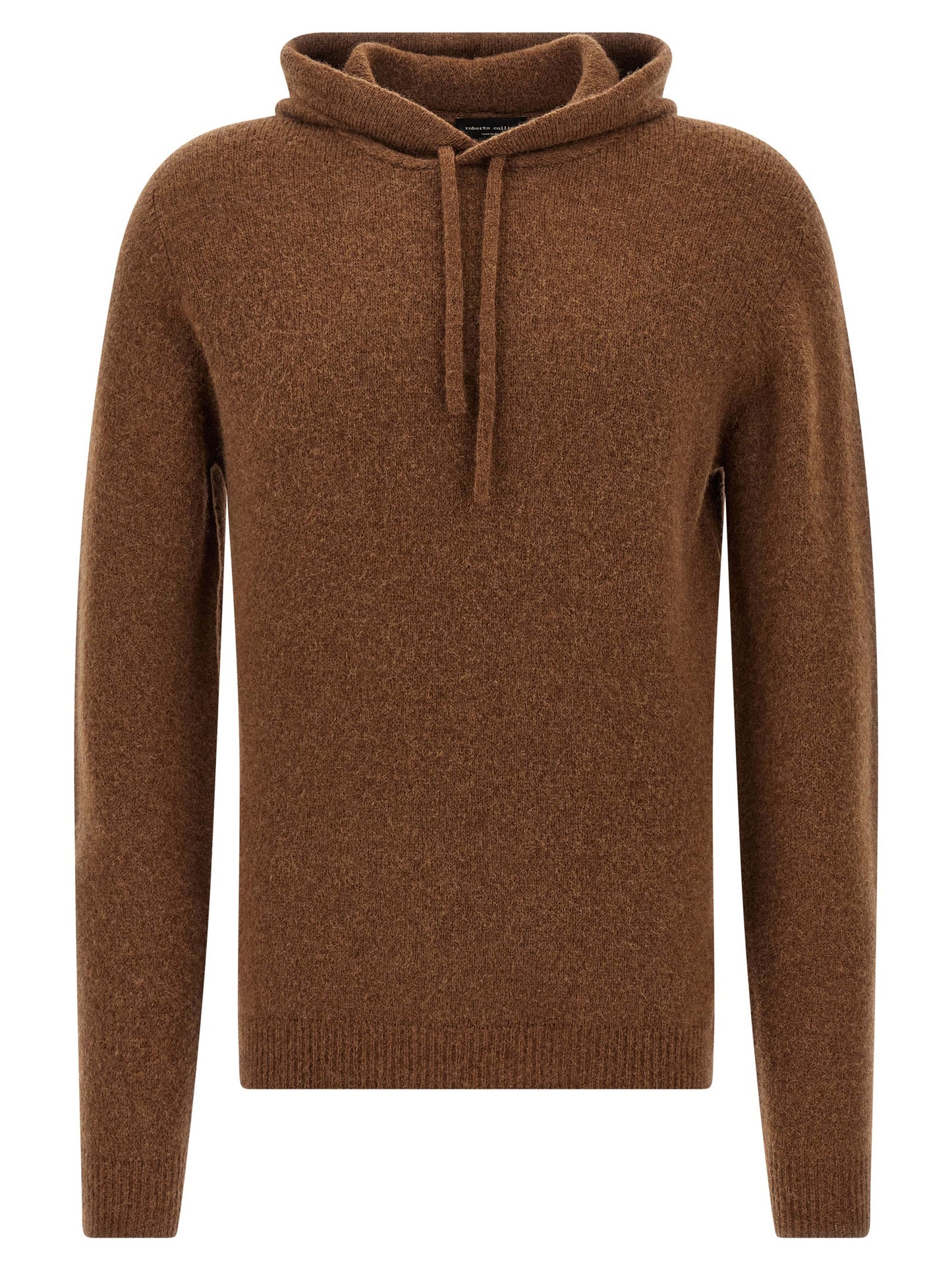 Roberto Collina Brown Virgin Wool Cardigan