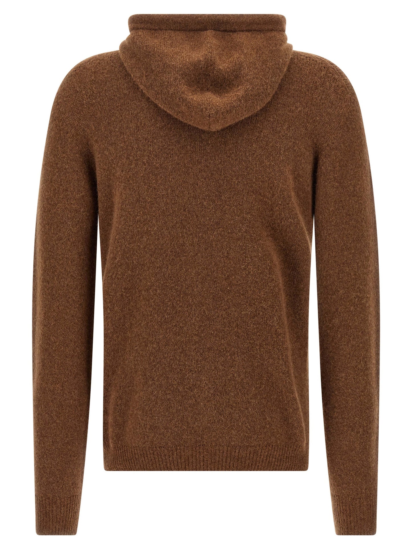 Roberto Collina Brown Virgin Wool Cardigan