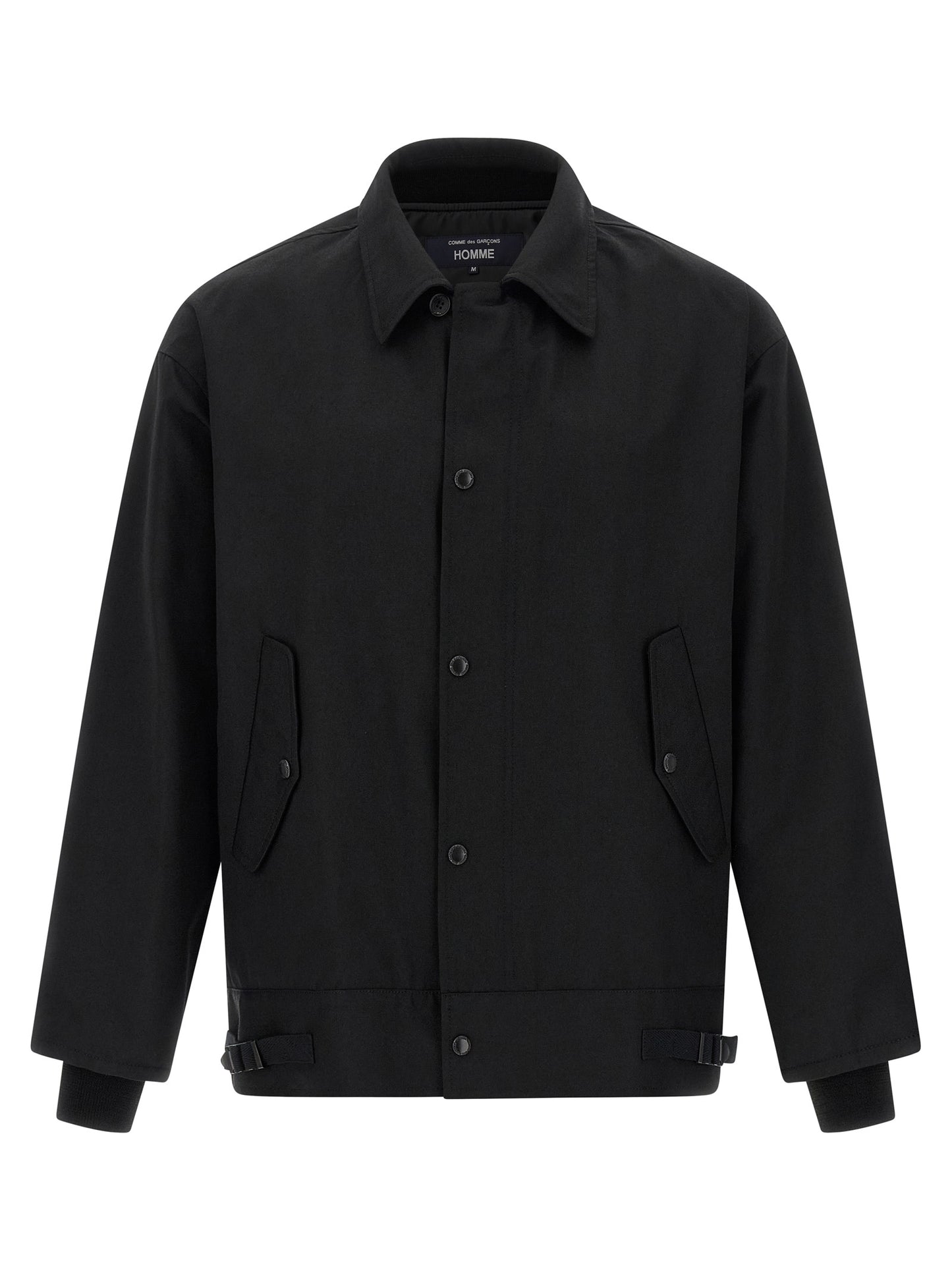 Comme Des Garçons Black Polyester Full-Length Jacket