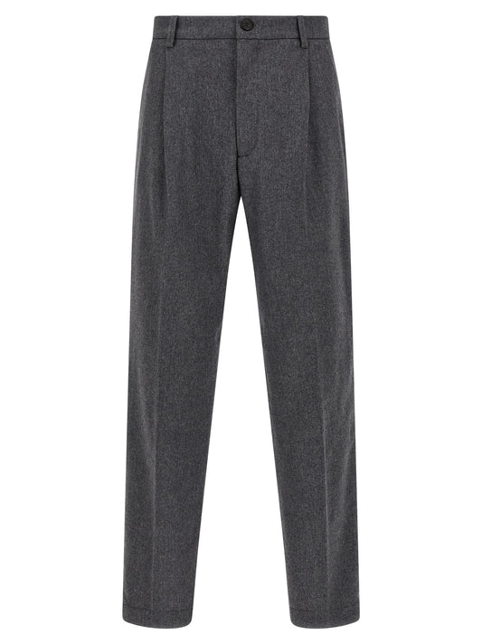 Department 5 Gray Wool Casual Pants
