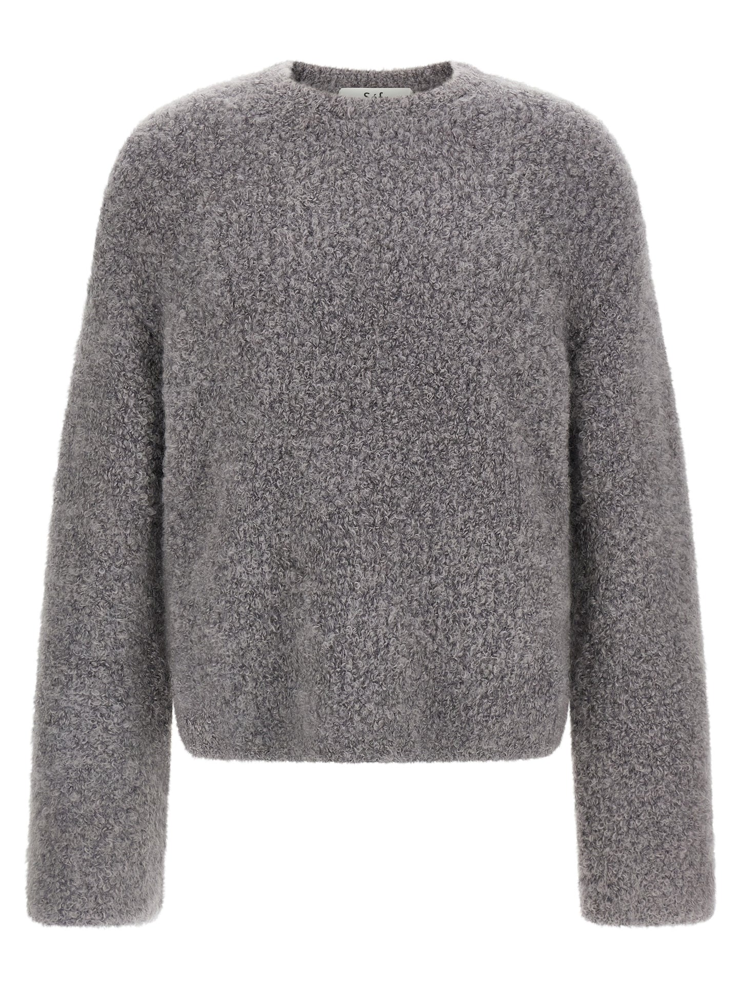 SÉFR Gray Fabric Cardigan
