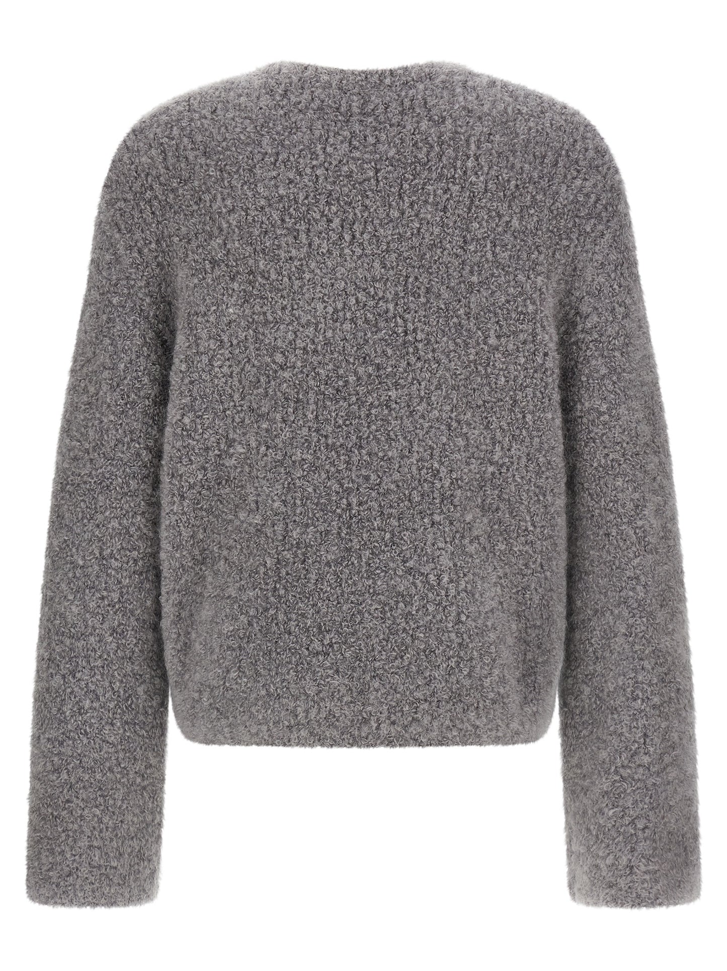 SÉFR Gray Fabric Cardigan