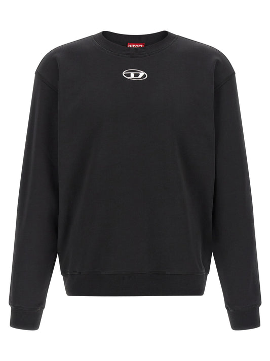 Diesel zwart katoenen sweatshirt