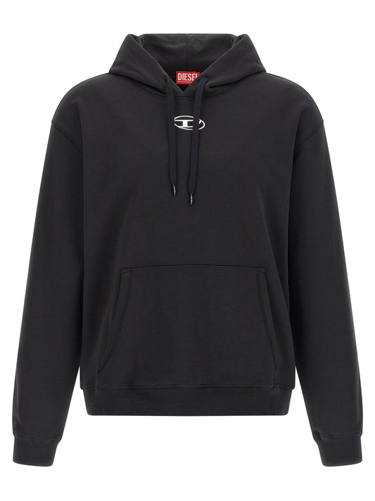 Diesel zwart katoenen sweatshirt