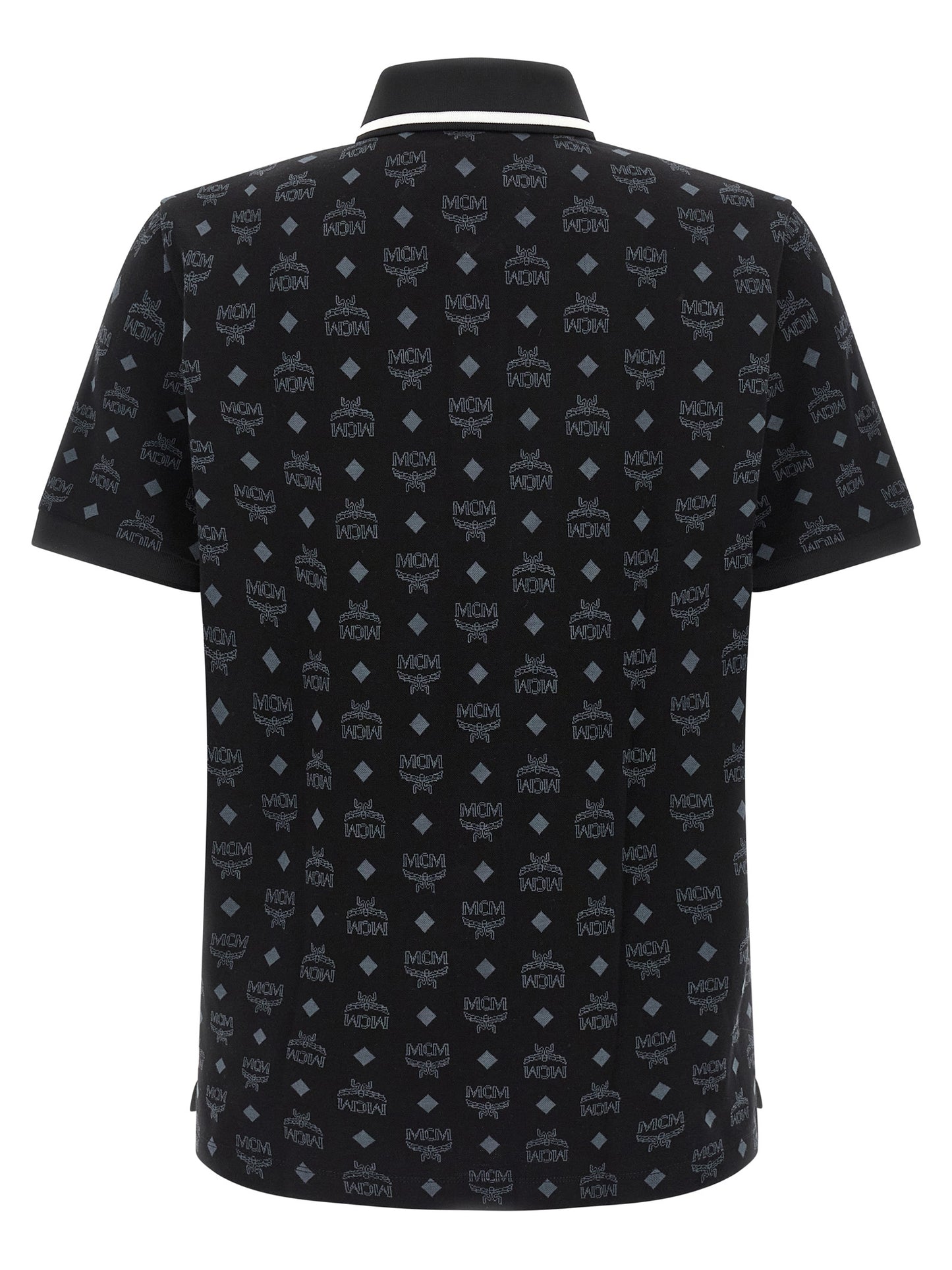MCM Black Cotton Polo Shirt