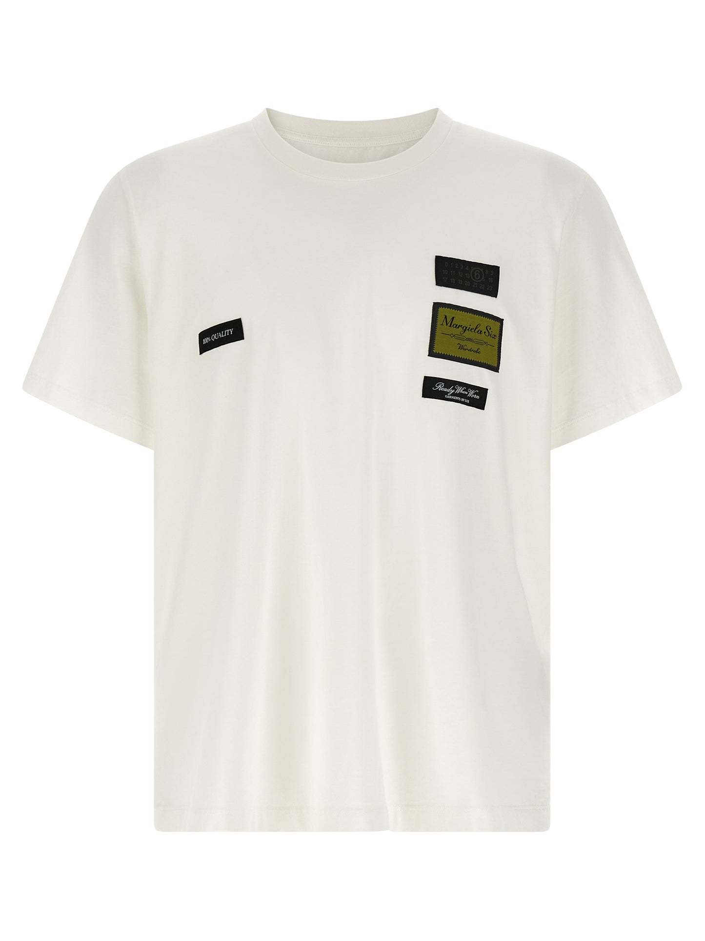 MM6 Maison Margiela White Cotton T-Shirt