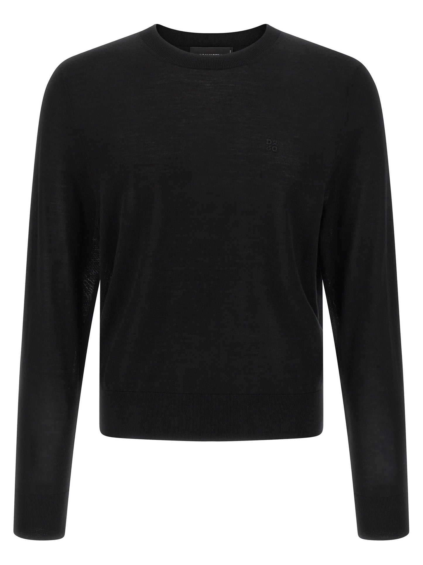 Dsquared² Black Wool Cardigan