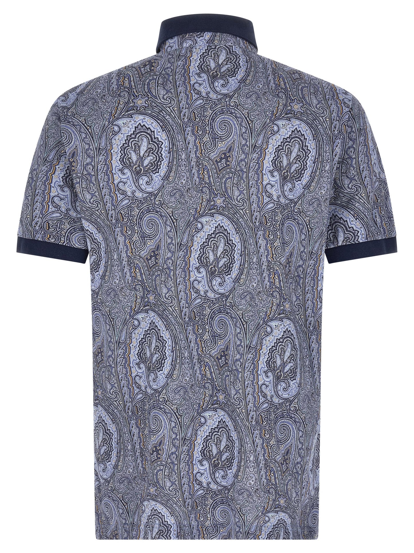 Etro Blue Cotton Polo Shirt