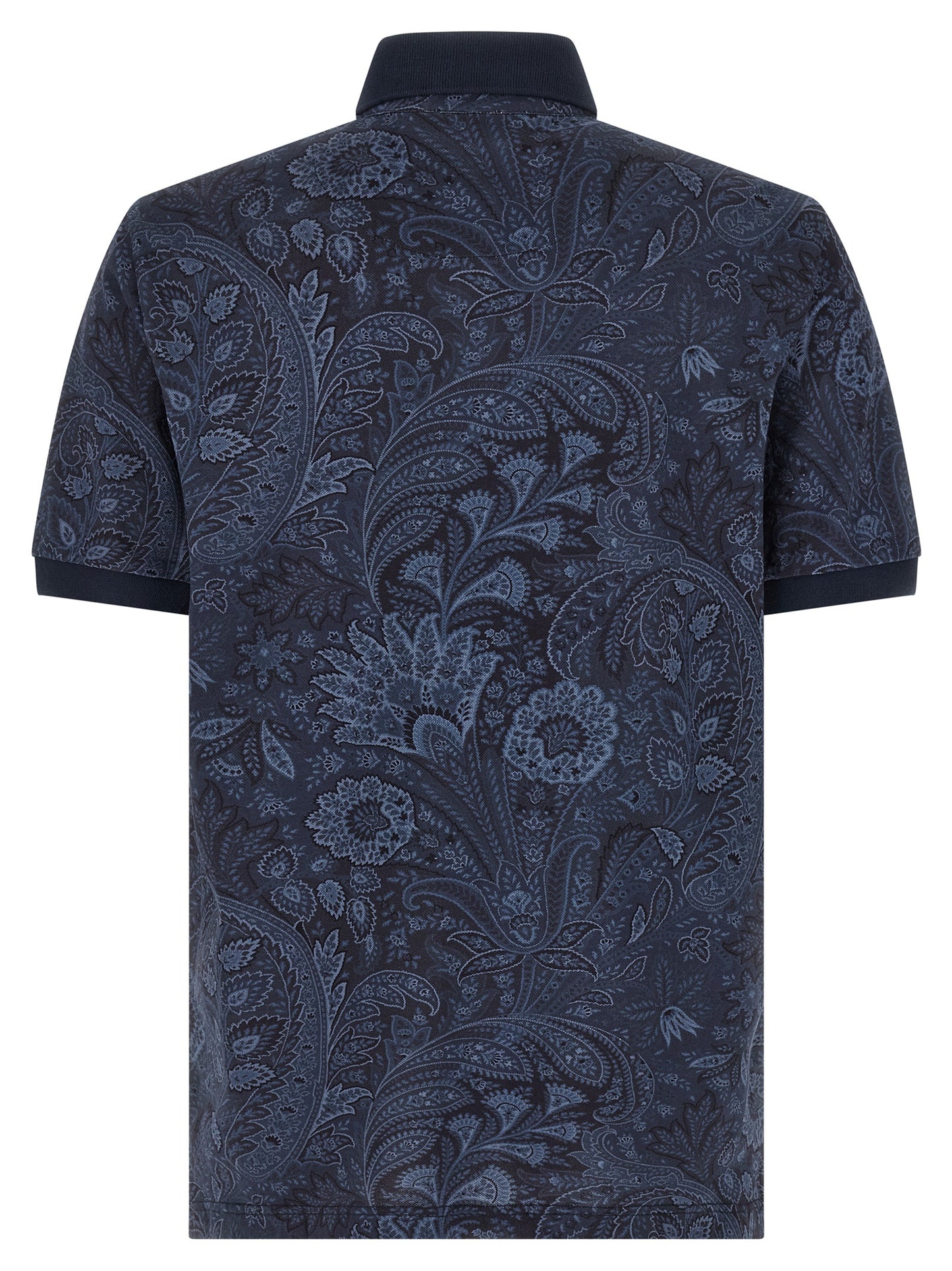 Etro Blue Cotton Polo Shirt