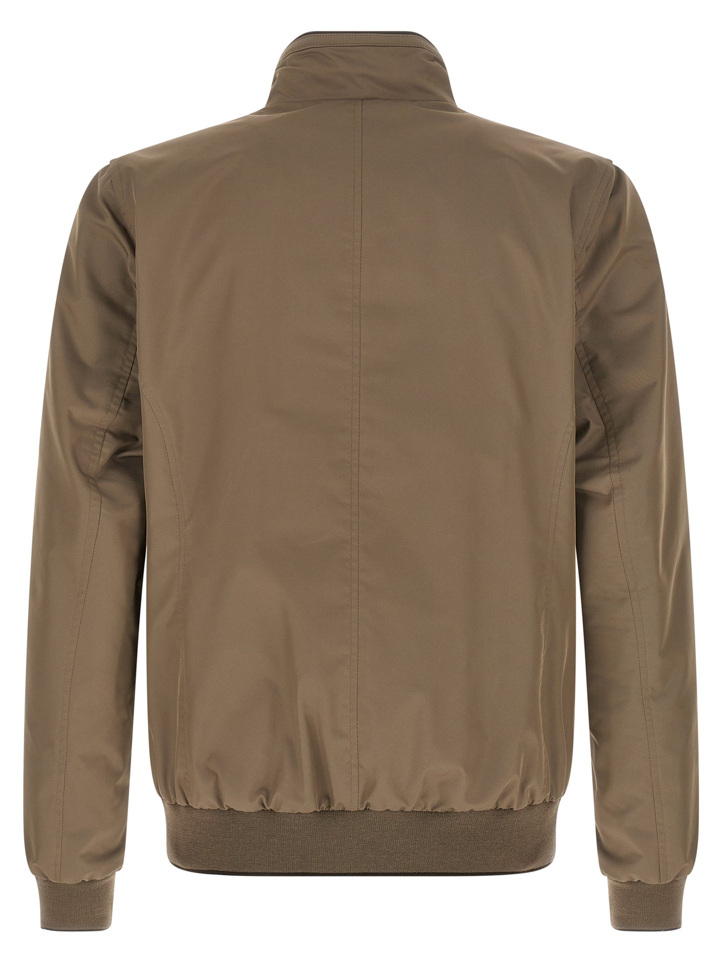 MooRER Beige Polyester Bomber