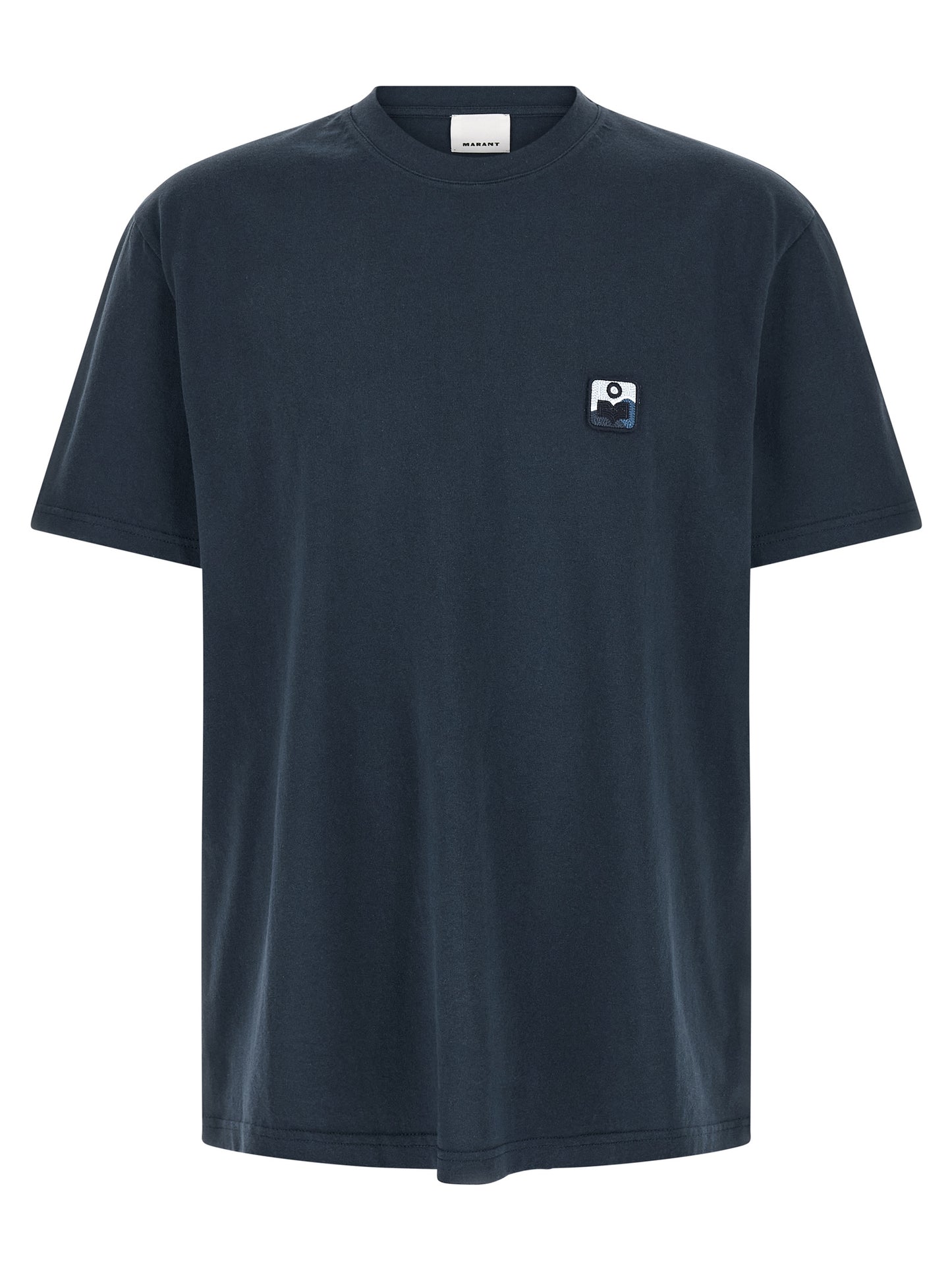 MARANT Blue Cotton T-Shirt