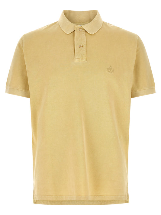 MARANT Bicolor Cotton Polo Shirt