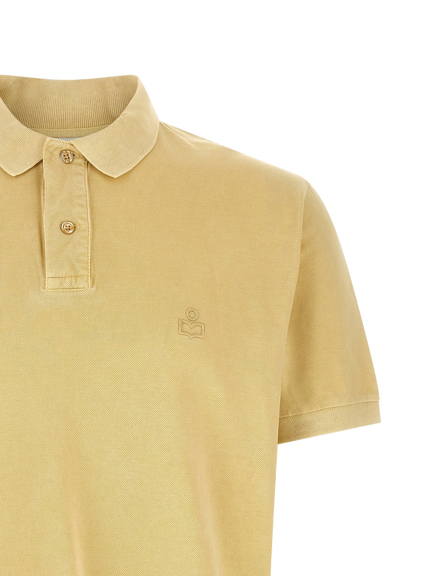 MARANT Bicolor Cotton Polo Shirt