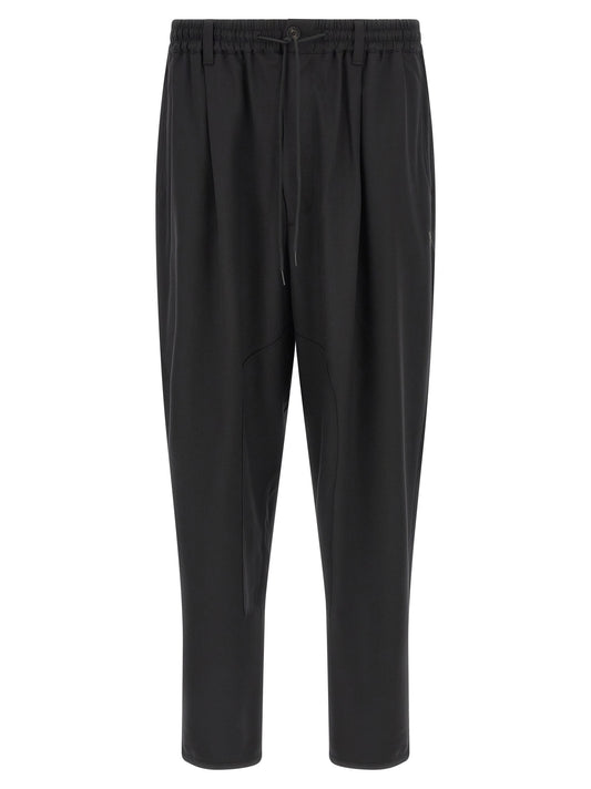 Y-3 Black Polyester Casual Pants