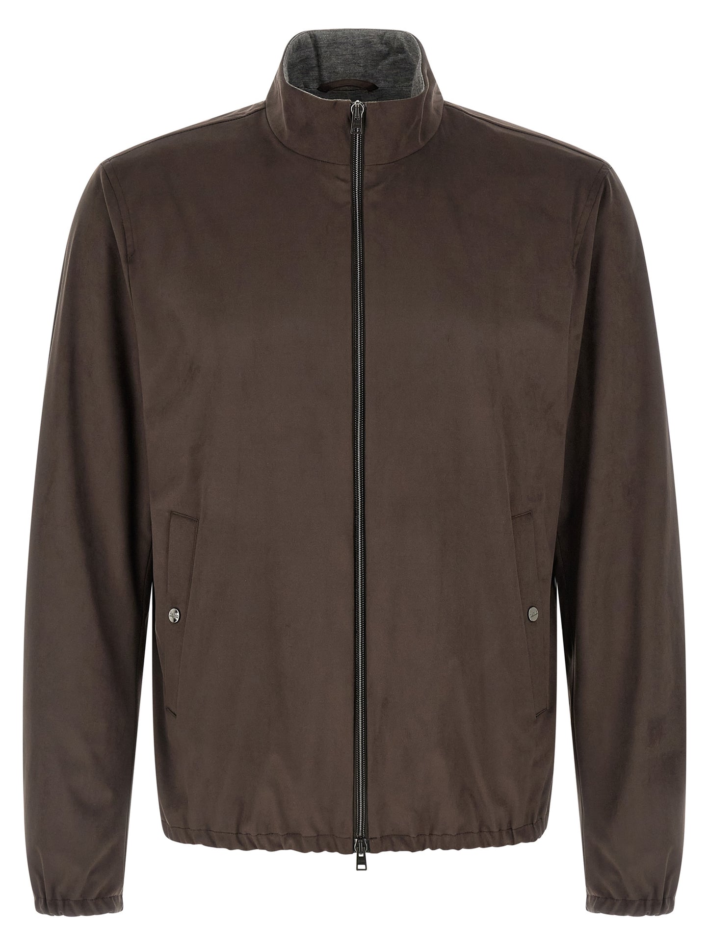 Herno Brown Polyester Jacket