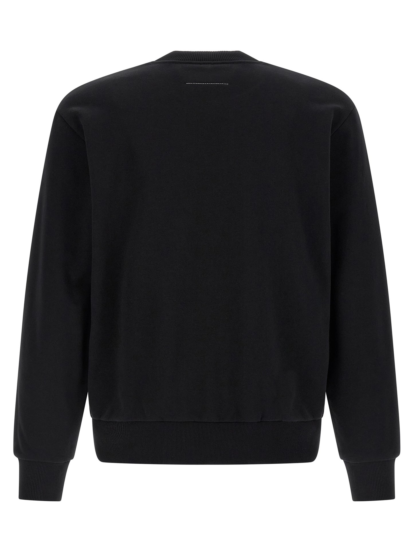 MM6 Maison Margiela Black Cotton Sweatshirt