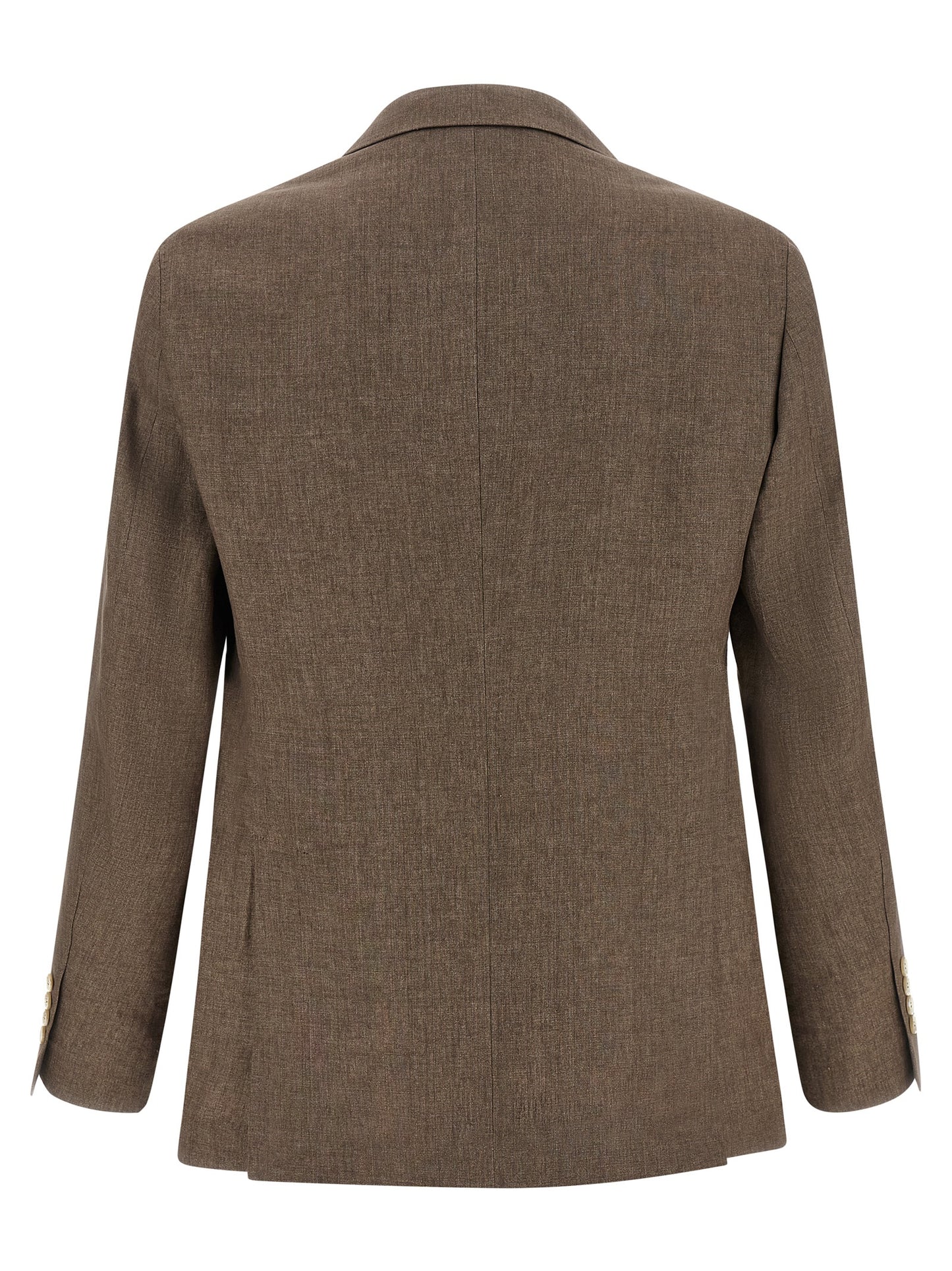 Brunello Cucinelli Brown Linen Blazer