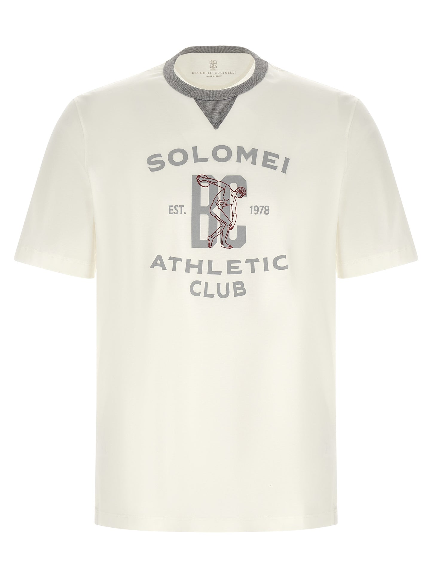 Brunello Cucinelli White Cotton T-Shirt